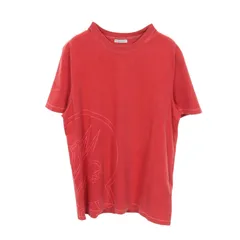 モンクレール MONCLER 半袖Tシャツ ビッグロゴプリント コットン Tシャツ メンズ Used A