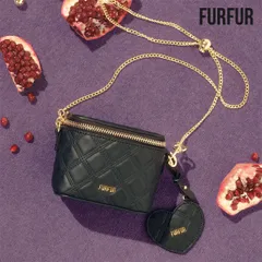 【SALE20%OFF】【即納】 ファーファー FURFUR バッグ マイクロキルティングバニティバッグ 小物 ショルダーバッグ キルティング rwgb252503