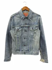リーバイス Levi's LVC 70505-0217 デニムジャケット ジージャン 4th ビッグE ダメージ加工 ブルー 40