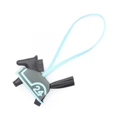 エルメス HERMES チャーム ロデオPM ロベオクール ブラック/セレスト/ヴェールマング レザー カーフ（牛革） ロデオ ロベオ・クールPM ブラック/セレスト/ヴェールマングローブ