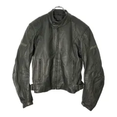 RJAYS レザーライダースジャケット バイクウェア モーターサイクル ブラック(メンズ 48)中古 古着 X1863