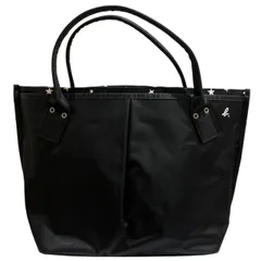 ☆agnes b. VOYAGE アニエスべーボヤージュ トートバッグ 黒 ナイロン