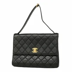 シャネル(Chanel) シャネル ハンドバッグ マトラッセ ラムスキン ブラック レディース