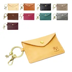 C0928　SKH042　IL BISONTE【イルビゾンテ】 キーリング付きカードケース