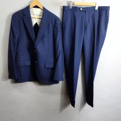 DIFFERENCE ディファレンス スーツ セットアップ 上下 ジャケット 46 総裏 パンツ 85 ビジネス 日本製 メンズ ネイビー系 A199