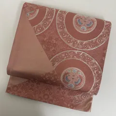 袋帯 正絹 西洋陶磁文 唐草 上品な加工 六通 MA-3158