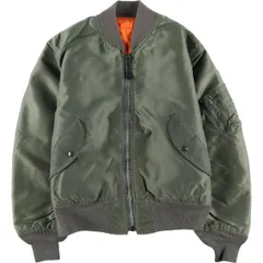 古着 民間品 MA-1タイプ 中綿入り ミリタリー フライトジャケット USA製 メンズM相当/eaa607940