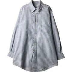古着 ブルックスブラザーズ Brooks Brothers 長袖 ボタンダウンストライプシャツ USA製 メンズL相当/eaa607089