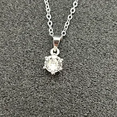 ジルコニア ネックレス シルバー 丸型 円 天然石 トップ デザイン 新品 アクセサリー おしゃれ シンプル 天然石 トップデザインあり デート ワンポイント 小さめ 目立たない