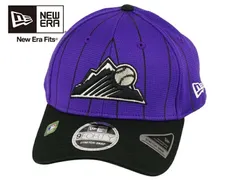 NEWERA ニューエラ 9FORTY COLORADO ROCKIES BATTING PRACTICE CAP PURPLE/BLACK コロラド ロッキーズ ストレッチキャップ パープル/ブラック 22741