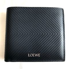 極美品/付属品付✨ロエベ 二つ折り財布 パズル エンボス レザー 