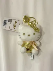 サンリオ ハローキティ ゴールドハート バッグチャーム キーホルダー 新商品