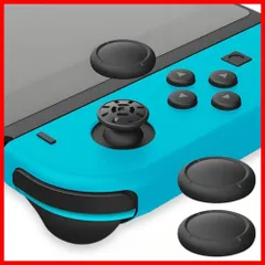 ShotR Switch Joy-Con 用 スイッチ ジョイコン カバー スティックカバー ボタンカバー アナログスティックカバー アナログジョイスティックカバー コントローラー キャップ ジョイスティックカバー ニンテンドースイッチ 修理 交換 純正 に近