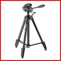Velbon EX-440 Family Tripod, 4-Section, Lever Lock, 153cm Height, 20mm Leg Diameter, Compact, 3-Way Head, DIN Standard Quick Shoe Compatible, Aluminum Legs, Compatible with SLR and Mirrorless Cameras, Model 301482