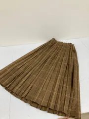 送料無料★URBAN RESEARCH DOORS アーバンリサーチ★ロングスカート　プリーツスカート　チェック柄スカート★フリーサイズ　#80116sjj