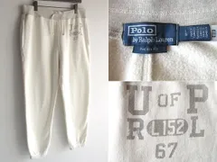 現行/QRコードタグ Polo by Ralph Lauren ラルフローレン 2024AW THE BIG FIT ビッグフィット U of PRL ロゴプリント スウェットパンツ ジョガーパンツ イージーパンツ L