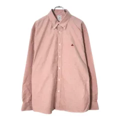 Brooks Brothers ブルックスブラザーズ ボタンダウン 長袖シャツ ピンク(メンズ XL)中古 古着 X1872