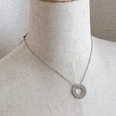 SWAROVSKI スワロフスキー スター サークル ネックレス ペンダント