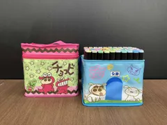 クレヨンしんちゃん　ペイントツインマーカー　　60色　2個セット　色塗りペン　ペン　筆記用具