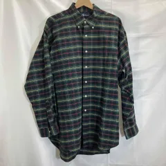 RALPH LAUREN / ラルフローレン / ネルシャツ / 90s / BIG SHIRT / グリーン系 / 古着 / 表記サイズL