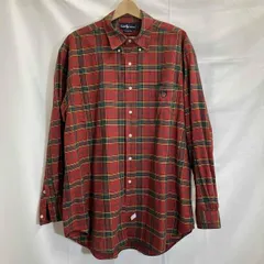 RALPH LAUREN / ラルフローレン / ネルシャツ / 90s / BIG SHIRT / レッド / 古着 / 表記サイズL