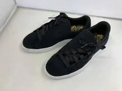 PUMA プーマ スウェード クラッシュ ウィメンズ スニーカー ブラック 24cm 美品 369251-03