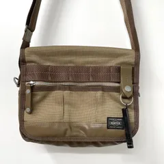 【中古】PORTER 85周年 ヒート ショルダーバッグ ブラウン ポーター[17][240017745884]