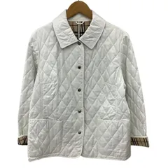 BURBERRY LONDON バーバリーロンドン レディース キルティングジャケット SIZE 13号 ホワイト