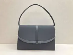 ブラックフォーマル ハンドバッグ リボンデザイン 冠婚葬祭