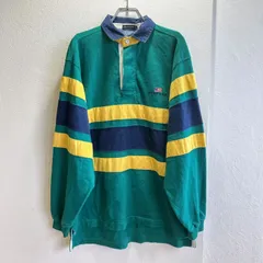 良品✨ ガント GANT ラガーシャツ スウェットシャツ 長袖 襟付き ハーフボタン 大きめ オーバーサイズ ベント VENT ボーダー アメリカ U.S.A ロゴ刺繍 ストリート ヒップホップ ヴィンテージ ラスタカラー ボーダー スケボー