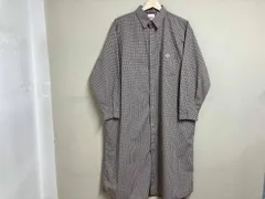 DANTON ダントン プランサーボタンシャツワンピース チェック DT-G0106 PPU サイズ36 ベージュ