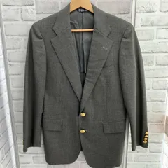 RALPH LAUREN / ラルフローレン / テーラードジャケット / 金ボタン / グレー / サイズ メンズS程度 / 古着