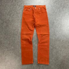 A.P.C. NEW STANDARD Corduroy Pants アーペーセー コーデュロイパンツ ボタンフライ スリム ストレート オレンジ系