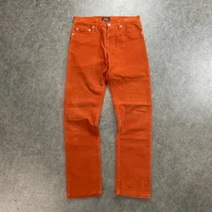 A.P.C. NEW STANDARD Corduroy Pants アーペーセー コーデュロイパンツ ボタンフライ スリム ストレート オレンジ系のサムネイル
