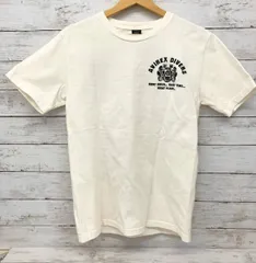 AVIREX 半袖Tシャツ／Mサイズ／オフホワイト／刺繍／6193343