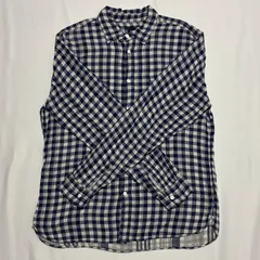 Gap ギャップ 長袖シャツ コットンシャツ ギンガムチェック サイズ:L カラー:ブルー ホワイト Y-107