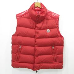 確実正規品！美品 モンクレール TIB ダウンベスト レッド サイズ3