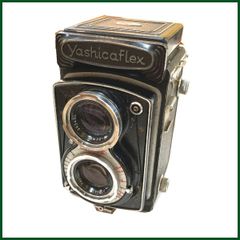 ジャンク○ヤシカ/yashicaflex○二眼レフ フィルムカメラ F3.5 80mm A