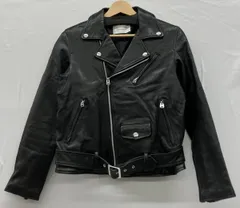 beautiful people FOR UNITED ARROWS ビューティフルパープルフォーユナイテッドアローズ　ダブルライダース　レザー　牛革　サイズ160