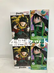未開封 僕のヒーローアカデミア  GLITTER&GLAMOURS  蛙吹梅雨 Grandista 緑谷出久 フィギュア 2種4個セット LF1544 f101
