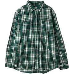 古着 エルエルビーン L.L.Bean 長袖 フランネルチェックシャツ メンズL相当/eaa609387