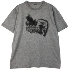 古着 00年代 ハーレーダビッドソン Harley-Davidson 鷲柄 イーグル柄 モーターサイクル バイクTシャツ メンズXL相当/eaa607387