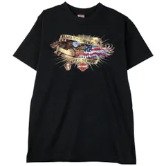 古着 00年代 ハーレーダビッドソン Harley-Davidson 鷲柄 イーグル柄 モーターサイクル バイクTシャツ USA製 メンズL相当/eaa607391のサムネイル