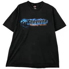 古着 00年代 ハーレーダビッドソン Harley-Davidson 熊柄 モーターサイクル バイクTシャツ USA製 メンズXL相当/eaa607392