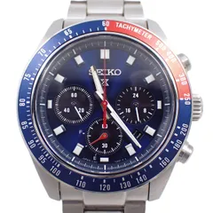 SEIKO セイコー プロスペックス スピードタイマー ソーラー クロノグラフ メンズ 腕時計 青文字盤 SBDL097 / V192-0AH0【いおき質店】