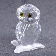 SWAROVSKI スワロフスキー フィギュリン 置物 ふくろう クリスタル【いおき質店】