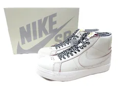 27.5cm【未使用黒タグ付】NIKE × Welcome Skate boarding ナイキ ZOOM BLAZER MID QS ズーム ブレーザー FQ0795-100 コラボ ホワイト 9.5