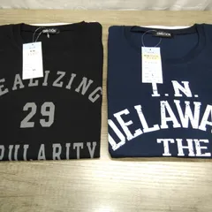 メンズ ファッション 長袖 Tシャツえり無し M＆Lサイズ 2枚セット 未使用品 R963