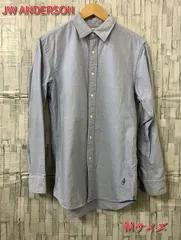 ユニクロ JW ANDERSON メンズ 長袖シャツ 水色 サイズM【KH00259】
