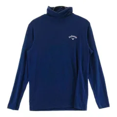 サイズ：M CALLAWAY キャロウェイ  タートルネック 長袖Tシャツ  ネイビー系 [240101588796] ゴルフウェア メンズ ストスト